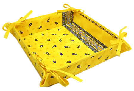 Provencal bread basket (Marat d'Avignon / tradition. yellow) - Click Image to Close